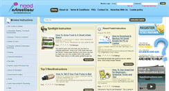 Desktop Screenshot of needinstructions.com